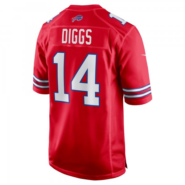 Men's Buffalo Bills Stefon Diggs Nike Red Alternate Game Jersey