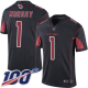 Arizona Cardinals #1 Kyler Murray Black Youth Stitched NFL Limited Rush 100th Season Jersey