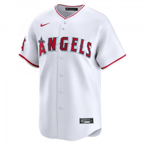 Youth Los Angeles Angels Nike White Home Limited Jersey