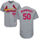 St. Louis Cardinals #50 Adam Wainwright Grey Flexbase Collection Stitched MLB Jersey