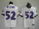 Men's Baltimore Ravens #52 Ray Lewis White Stitched NFL Jersey