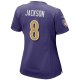 Women's Baltimore Ravens Lamar Jackson Nike Purple Alternate Game Player Jersey