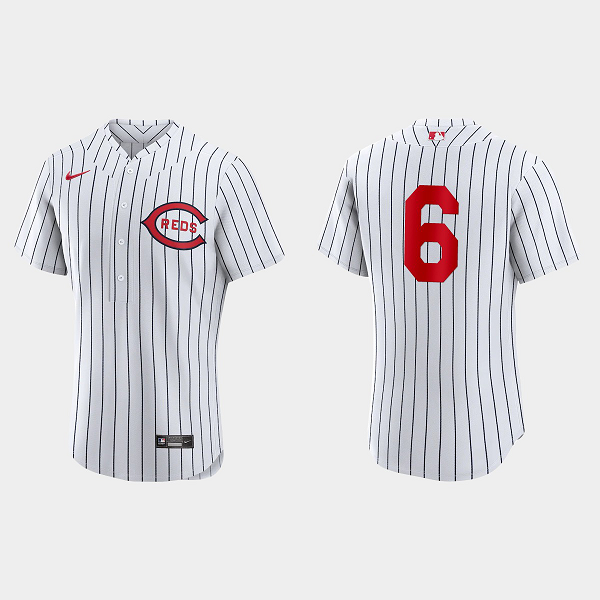 Men's Cincinnati Reds #6 Jonathan India 2022 Field of Dreams Flex Base Jersey - White