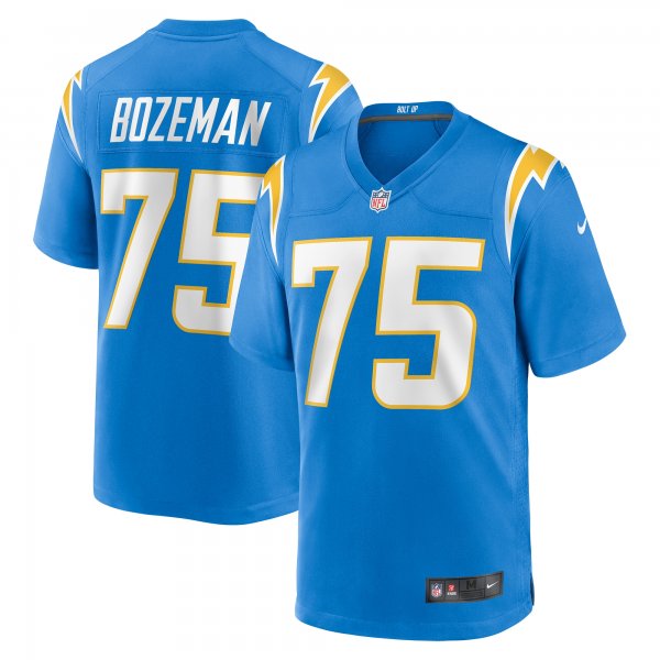 Men's Los Angeles Chargers Bradley Bozeman Nike  Powder Blue  Game Jersey