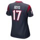 Women's Houston Texans Kris Boyd Nike  Navy  Game Jersey