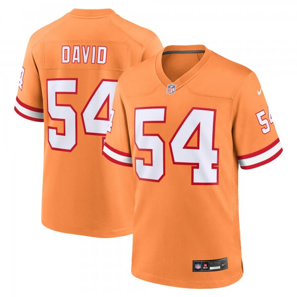 Men's Tampa Bay Buccaneers Lavonte David Nike Orange Throwback Game Jersey