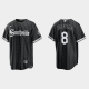 Men's Chicago White Sox #8 Bo Jackson Black 2021 MLB City Connect Cool Base Jersey