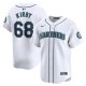 Men's Seattle Mariners #68 George Kirby Nike White Home Limited Player Jersey