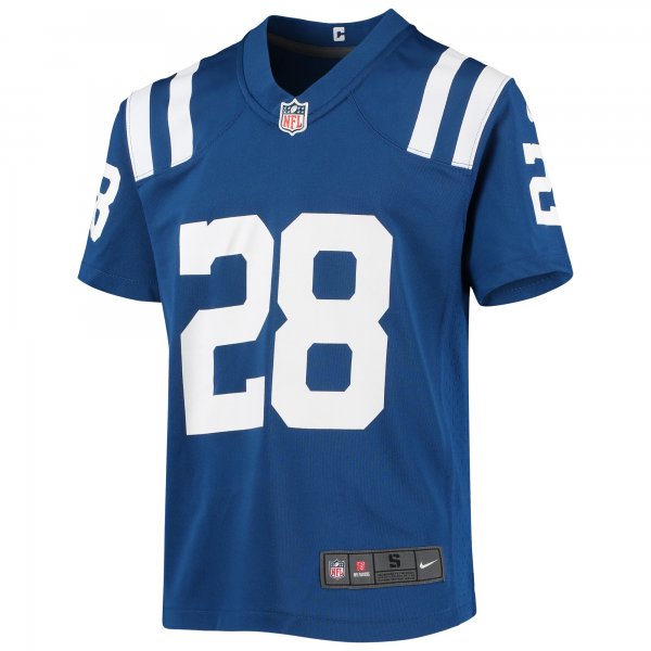 Youth Indianapolis Colts Jonathan Taylor Nike Royal Game Jersey