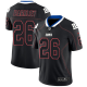 Nike Giants #26 Saquon Barkley Lights Out Black Men's Stitched NFL Limited Rush Jersey