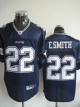 Men's Dallas Cowboys #22 Emmitt Smith Blue Stitched NFL Jersey