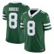 Men's New York Jets #8 Aaron Rodgers Nike Legacy Green Vapor F.U.S.E. Limited Jersey