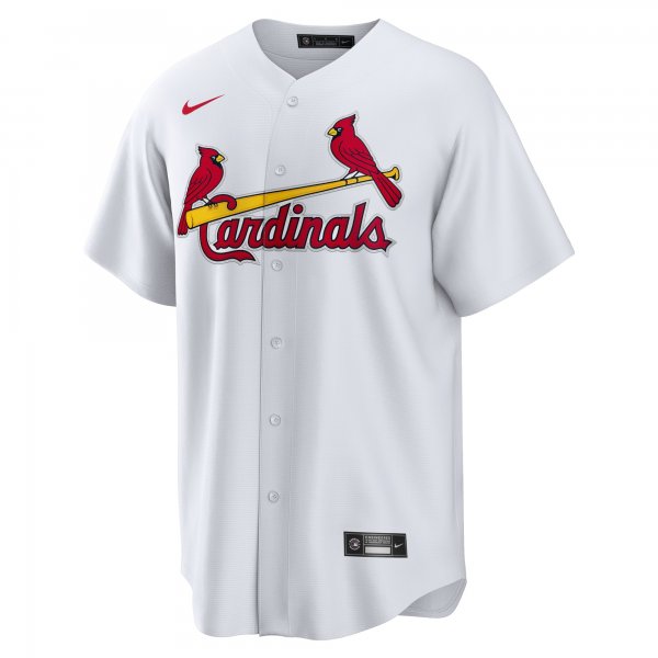 Men's St. Louis Cardinals Nolan Gorman Nike White Home Replica Jersey