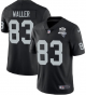 Men's Las Vegas Raiders #83 Darren Waller Black 2020 Inaugural Season Vapor Limited Stitched Jersey