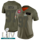 San Francisco 49ers #97 Nick Bosa Camo Super Bowl LIV Bound Women's Stitched NFL Limited 2019 Salute to Service Jersey