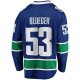 Men's Vancouver Canucks Teddy Blueger Fanatics Blue Home Breakaway Jersey