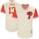 Men's Philadelphia Phillies #13 Freddy Galvis Toco Majestic Tan 2017 Players Weekend Jersey