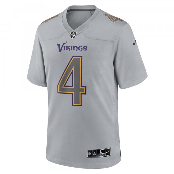 Men's Minnesota Vikings Dalvin Cook Nike Gray Atmosphere Fashion Game Jersey