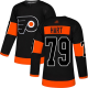 Philadelphia Flyers #79 Carter Hart Black Alternate Stitched NHL Jersey