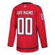 Men's Washington Capitals adidas Red Custom Jersey