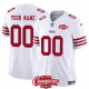 Men's San Francisco 49ers Active Player Custom White 2023 F.U.S.E. NFC West Champions Patch Stitched NFL Jersey