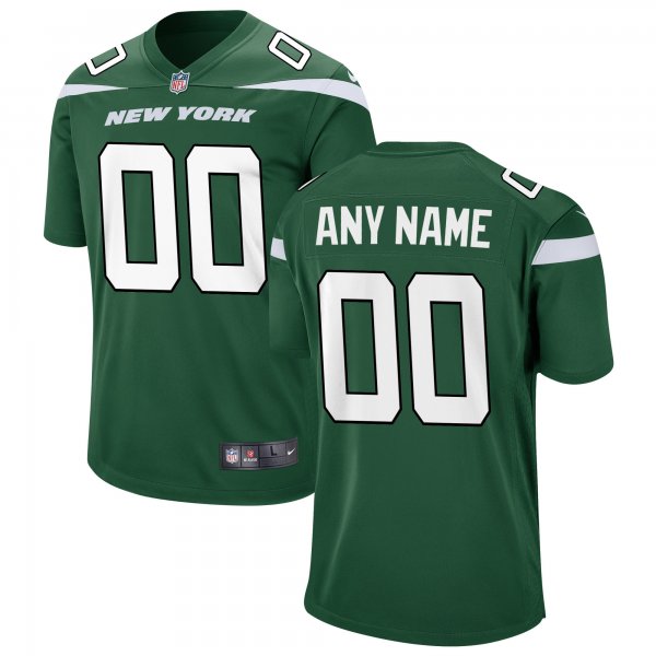 Men's New York Jets Nike Gotham Green Game Custom Jersey