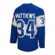 Men's Toronto Maple Leafs Auston Matthews Mitchell & Ness Blue  2017 Winter Classic Blue Line Player Jersey