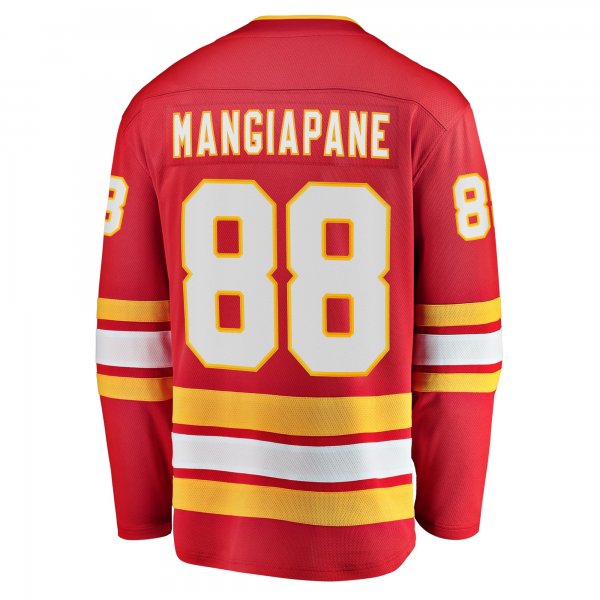 Men's Calgary Flames Andrew Mangiapane Fanatics Red Home Breakaway Player Jersey