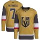 Men's Vegas Golden Knights Alex Pietrangelo adidas Gold Home Primegreen Player Jersey