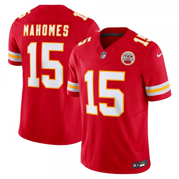 Men's Kansas City Chiefs Patrick Mahomes Nike Red Vapor F.U.S.E. Limited Jersey