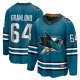 Men's San Jose Sharks Mikael Granlund Fanatics Teal Home Breakaway Jersey