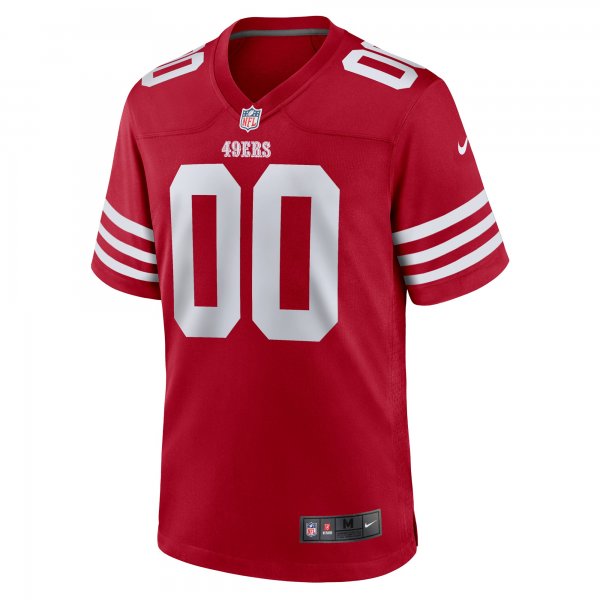 Men's San Francisco 49ers Nike Scarlet Custom Jersey