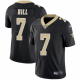 Men's Nike New Orleans Saints #7 Taysom Hill Team Color Vapor Untouchable Limited Black Jersey