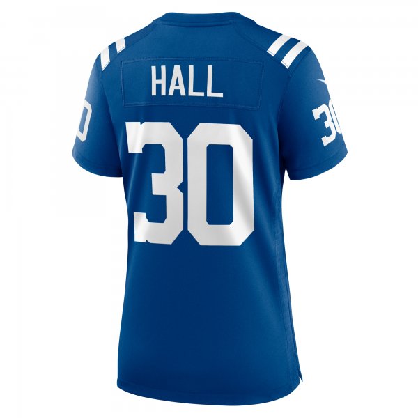 Women's Indianapolis Colts Darren Hall Nike  Royal Team Game Jersey