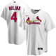 Men's Nike St. Louis Cardinals #4 Yadier Molina White Home 2020 MLB Jersey