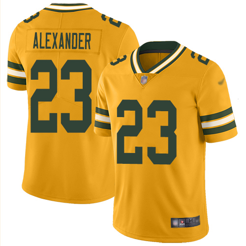 Green Bay Packers #23 Jaire Alexander Gold Men's Stitched NFL Limited Inverted Legend Jersey