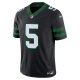 Men's New York Jets Garrett Wilson Nike Legacy Black Alternate Vapor F.U.S.E. Limited Jersey