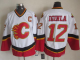 Calgary Flames #12 Jarome Iginla White/Black CCM Throwback Stitched NHL Jersey