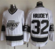 Los Angeles Kings #32 Kelly Hrudey White CCM Throwback Stitched NHL Jersey