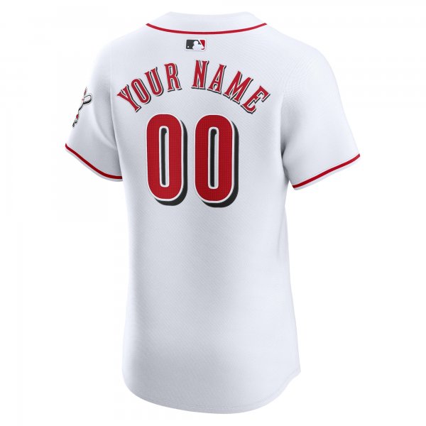 Men's Cincinnati Reds Nike White Home Elite Custom Jersey