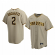 Men's San Diego Padres #2 Xander Bogaerts Sand Brown Cool Base Alternate Jersey