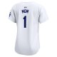 Women's Los Angeles Dodgers Nike White #1 Mom Home Limited Jersey