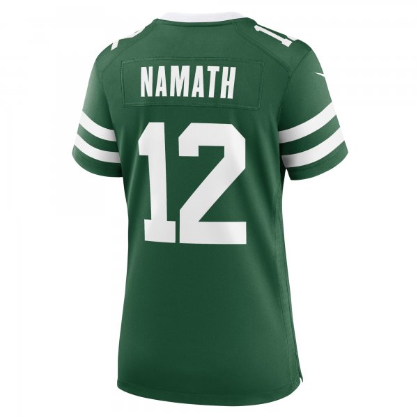 Women's New York Jets Joe Namath Nike Legacy Green Retired Player Game Jersey