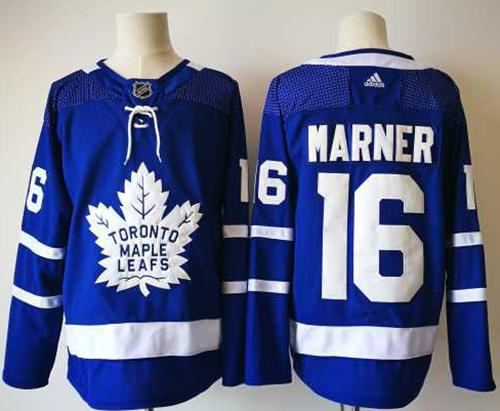 Adidas Toronto Maple Leafs #16 Mitchell Marner Blue Home Stitched NHL Jersey