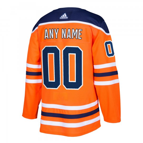 Men's Edmonton Oilers adidas Orange Custom Jersey