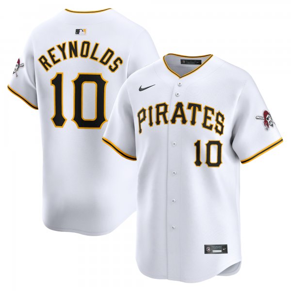 Men's Pittsburgh Pirates Bryan Reynolds Nike White Home Limited Player Jersey