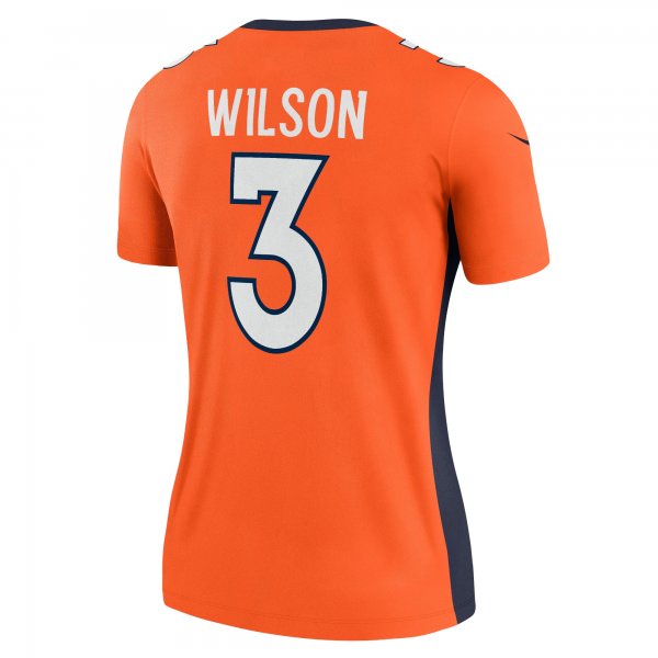 Women's Denver Broncos Russell Wilson Nike Orange Alternate Legend Jersey