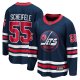 Men's Winnipeg Jets Mark Scheifele Fanatics Navy Alternate Premier Breakaway Player Jersey