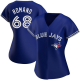 Women's Toronto Blue Jays #68 Jordan Romano Royal Alternate MLB Jersey