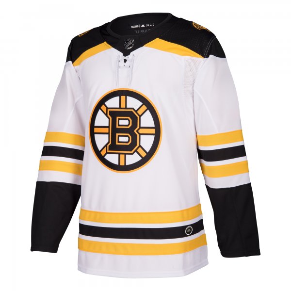 Men's Boston Bruins adidas White Away Blank Jersey